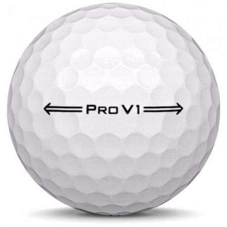 The golf ball Titleist Pro V1 In year model 2022.