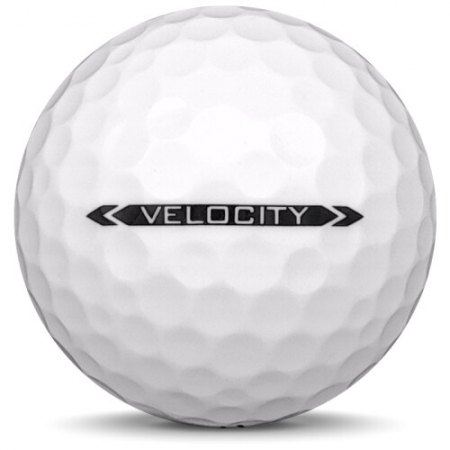 The golf ball Titleist Velocity In year model 2025.
