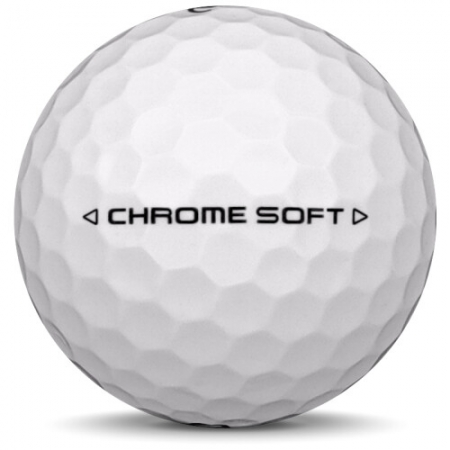 The golf ball Callaway Chrome Soft In year model 2025.