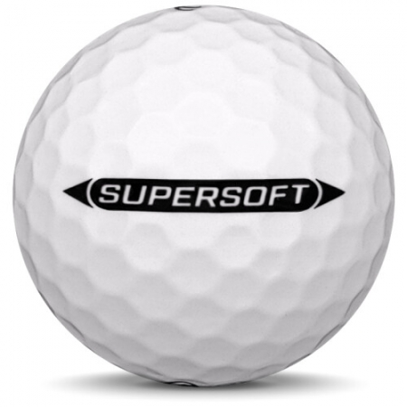The golf ball Callaway Supersoft In year model 2025.