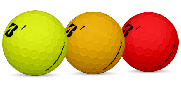 Bridgestone E12 Contact Golf balls in different colors