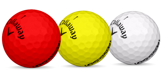 Callaway Superfast Golf balls in different colors