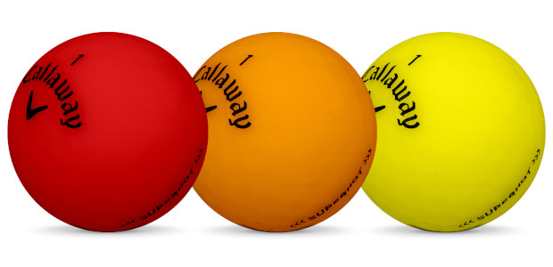 Callaway Superhot Golf balls in different colors
