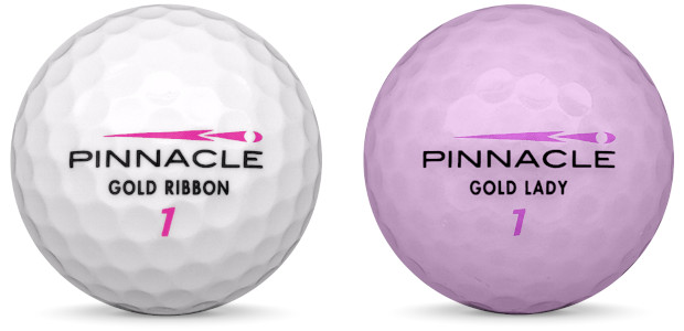 Pinnacle Lady Golf balls in different colors