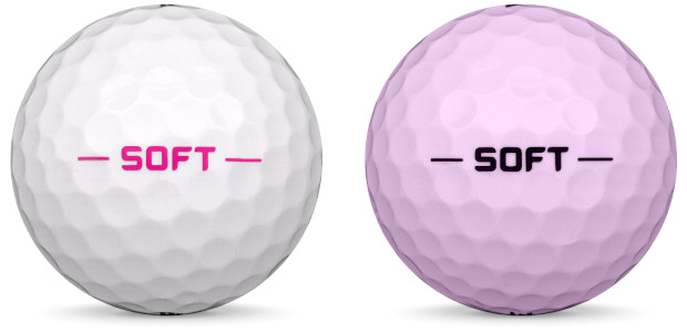 Pinnacle Soft Lady Golf balls in different colors