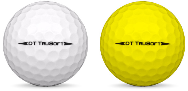 Titleist DT Trusoft Golf balls in different colors