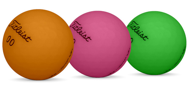 Titleist Velocity Golf balls in different colors
