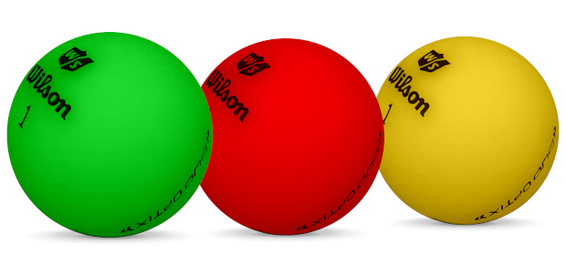 Wilson Staff Duo Optix Golf balls in different colors